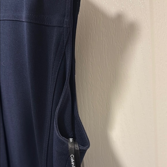 Calvin Klein Motto Style Navy Sheath Dress. Size 14 Never Worn. - Picture 9 of 13